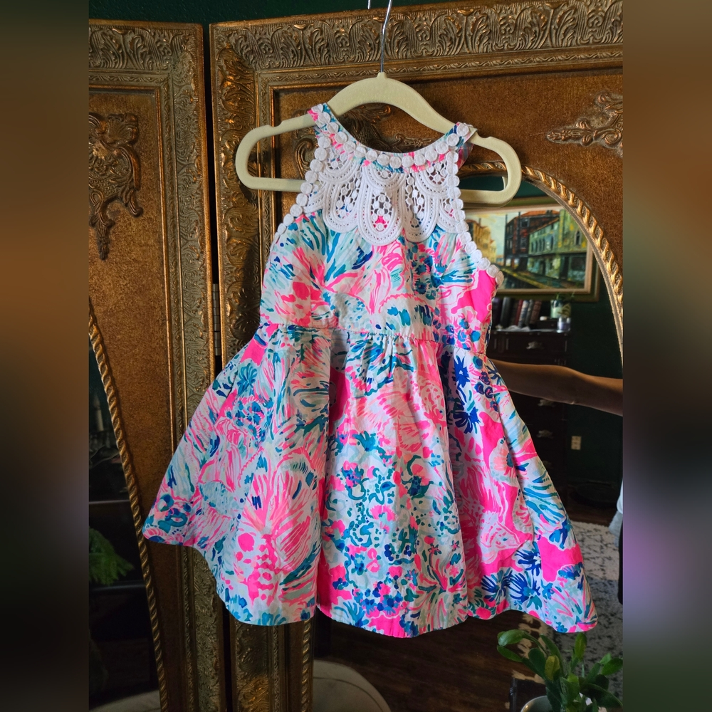 Lilly Pulitzer Multicolor Lace Dress